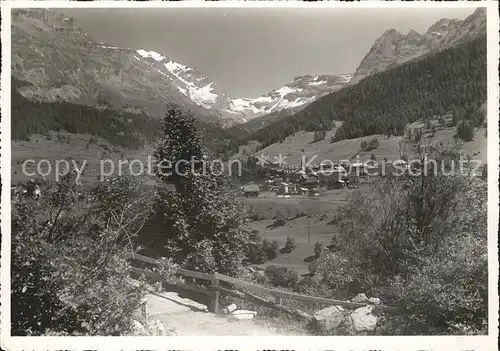 Leukerbad Roemerweg Panorama Kat. Loeche les Bains