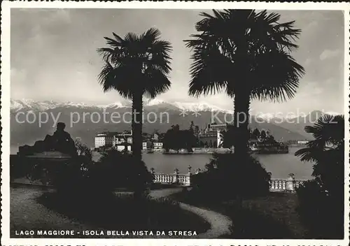 Lago Maggiore Isola Bella vista da Stresa Kat. Italien