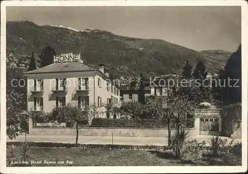 Locarno Hotel Sonne am See / Locarno /Bz. Locarno