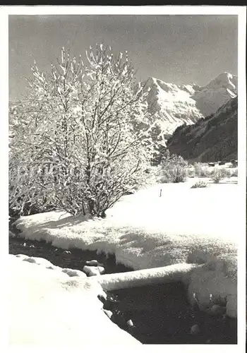 Klosters GR Winterlandschaft Kat. Klosters