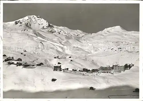 Arosa GR Kulm Hotel mit Weiss und Brueggerhorn Kat. Arosa