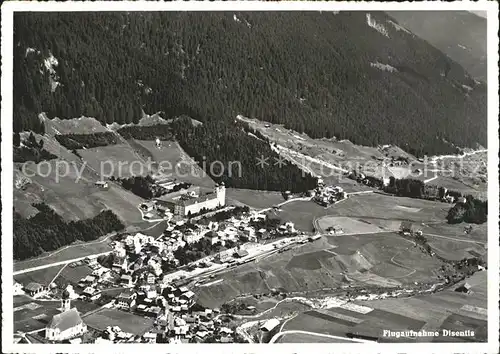 Disentis GR Fliegeraufnahme Kat. Disentis