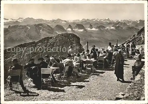 Saentis AR Berghotel Terrasse Alpenpanorama Kat. Saentis