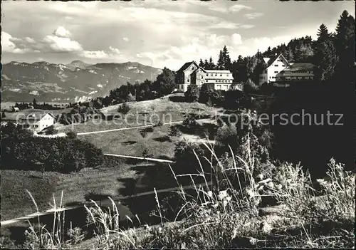 Walzenhausen AR Evangelisches Sozialheim Sonneblick Alpenpanorama Kat. Walzenhausen