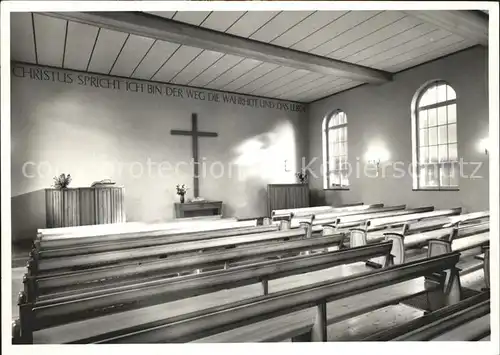 Herisau AR Methodenkapelle Friedenskirche innen Kat. Herisau