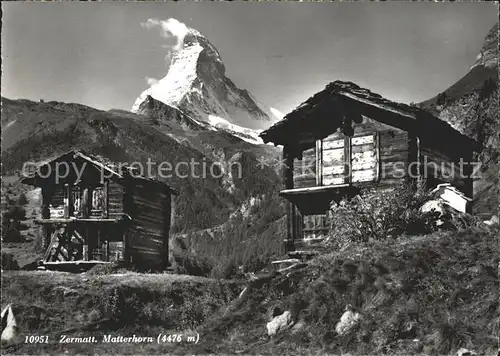 Zermatt VS Matterhorn Berghuetten Kat. Zermatt