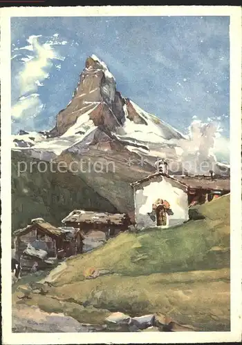 Matterhorn VS Kuenstlerkarte Kat. Matterhorn
