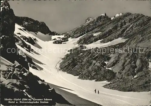 Saentis AR Gipfel Meterologische Station Kat. Saentis