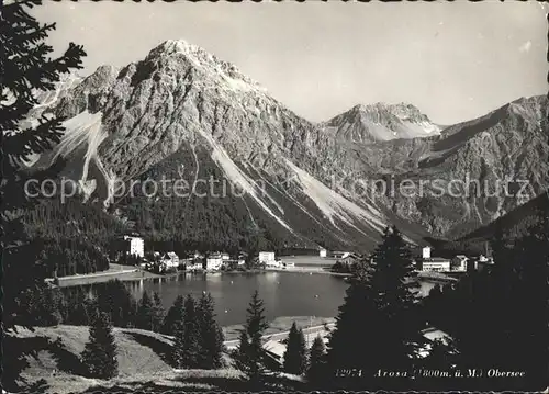 Arosa GR Obersee Alpenpanorama Kat. Arosa