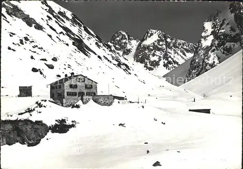 Klosters GR Berghaus Vereina mit Vernelatal Verstanklahorn Silvretta Kat. Klosters