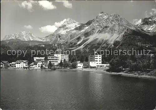 Arosa GR Obersee mit Furkahoerner Kat. Arosa