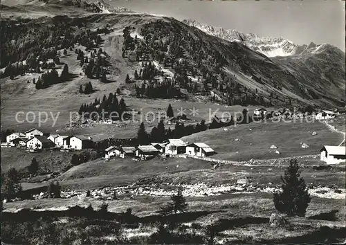 Chants Panorama Blick gegen Gletscher Ducan / Val Tuors Berguen /Bz. Albula
