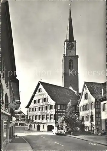 Buelach ZH Ortsstrasse Kirche Fachwerkhaus Kat. Buelach