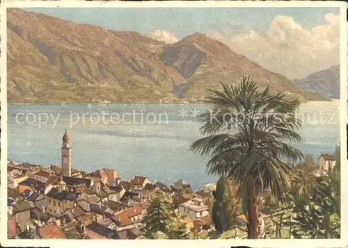 Ascona TI Vista dalla Collina / Ascona /Bz. Locarno