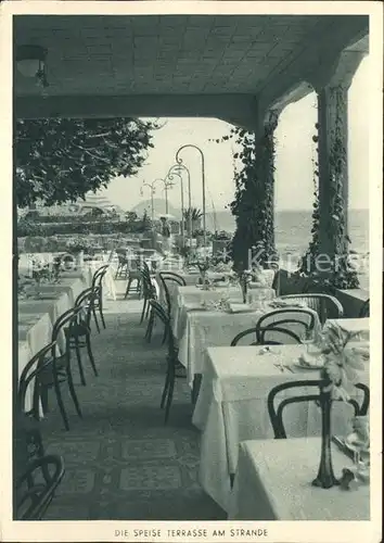 Alassio Hotel Savoia terrazza ristorante Kat. 