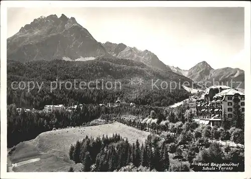 Schuls GR Hotel Engadinerhof Kat. Scuol