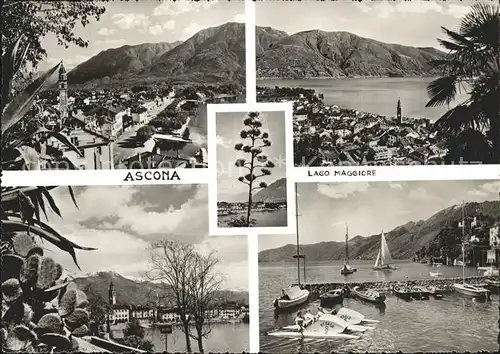 Ascona TI Panorama Lago Maggiore Il Porto / Ascona /Bz. Locarno