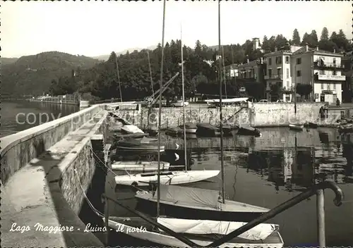 Luino Hafen Partie Lago Maggiore Kat. Lago Maggiore