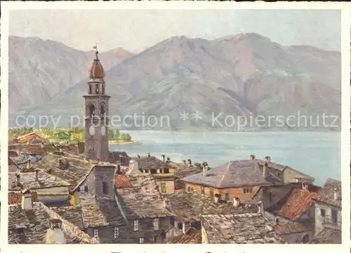 Ascona TI Sulla mattinata Kuenstlerkarte / Ascona /Bz. Locarno