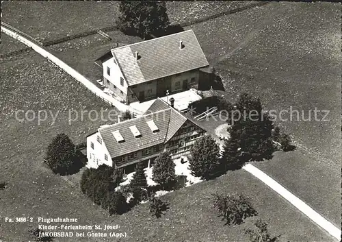 Jakobsbad Kinder Ferienheim St. Josef Fliegeraufnahme