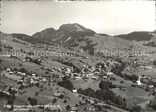 Amden SG Fliegeraufnahme Kurort mit Gulmen Kat. Amden