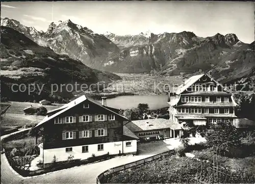 Amden SG Kurhaus Bergruh Walensee Glarneralpen Kat. Amden