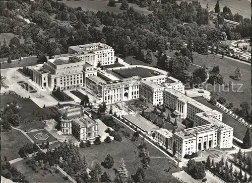 Geneve GE Palais des Nations Vue Aerienne Kat. Geneve