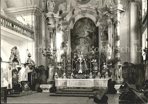 Engelberg OW Benediktinerabtei Chor der Kirche Kat. Engelberg