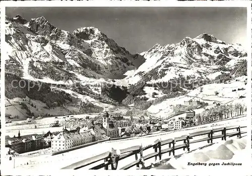 Engelberg OW mit Juchlipass Kat. Engelberg