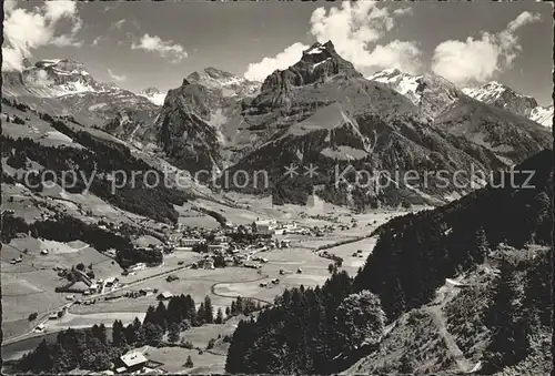 Engelberg OW Engelbergertal Panorama Kat. Engelberg