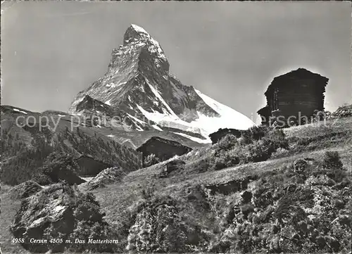Zermatt VS Matterhorn Huette Kat. Zermatt