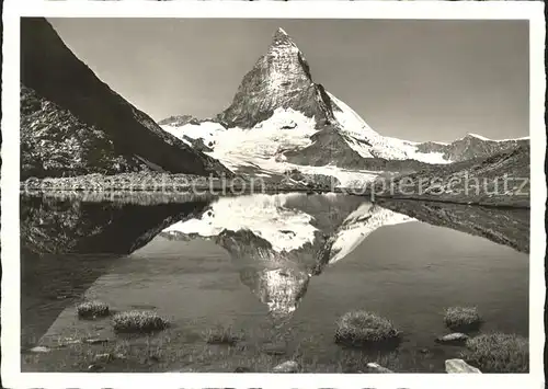 Zermatt VS mit Matterhorn und Stellisee Kat. Zermatt