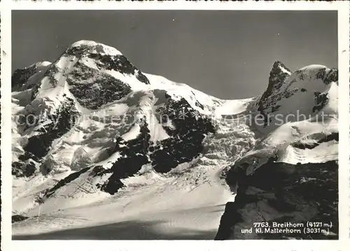 Zermatt VS Breithorn und Kl Matterhorn Kat. Zermatt