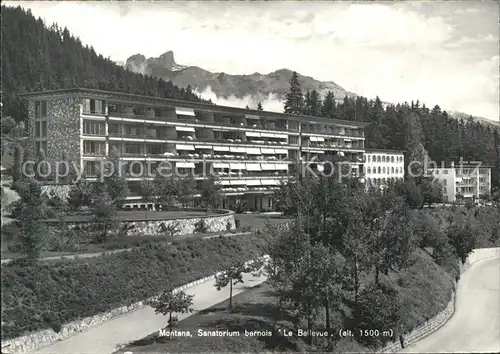 Montana Vermala Sanatorium bernois Le Bellevue Kat. Randogne