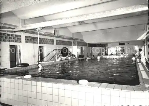 Leukerbad Laehmungsinstitut Schwimmbad Kat. Loeche les Bains