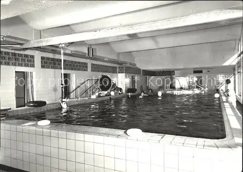Leukerbad Laehmungsinstitut Schwimmbad Kat. Loeche les Bains