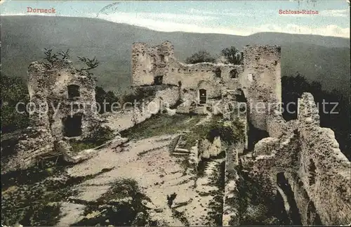 Dornach SO Schloss Ruine Dorneck Kat. Dornach