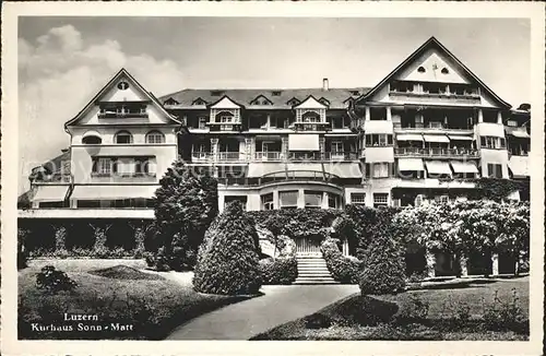 Luzern LU Kurhaus Sonn-Matt  / Luzern /Bz. Luzern City