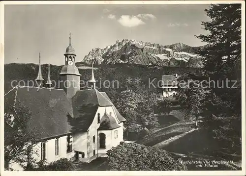 Hergiswald Wallfahrtskirche Pilatus  / Kriens /Bz. Luzern