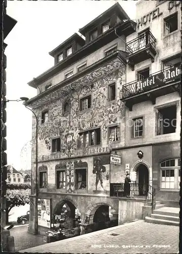 Luzern LU Gasthaus zu Pfistern  / Luzern /Bz. Luzern City
