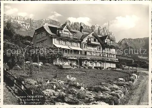 Gamserberg Kurhaus Eichlitten Kreuzbergen / Gams /Bz. Werdenberg