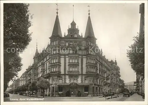 Luzern LU Hotel Waldstaetterhof  / Luzern /Bz. Luzern City