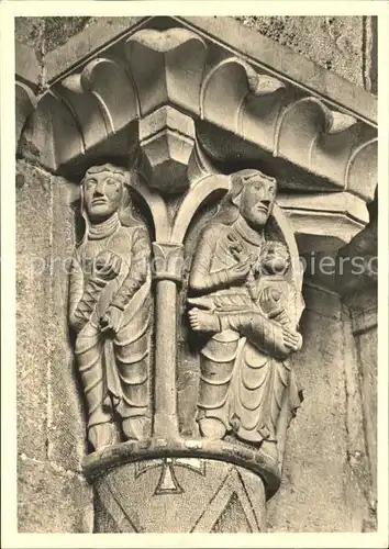 Chur GR Kathedrale Romanische Madonna im Hochaltar  Kat. Chur