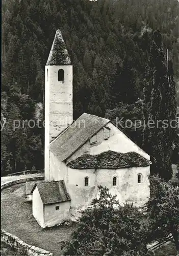 Mistail Karolingische Kirche St. Peter von ca. 800 Kat. Tiefencastel