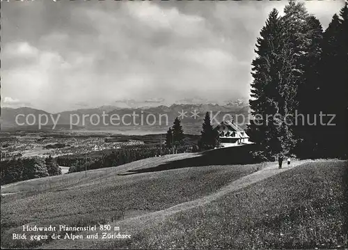 Egg ZH Hochwacht Pfannenstiel Kulm Kat. Egg