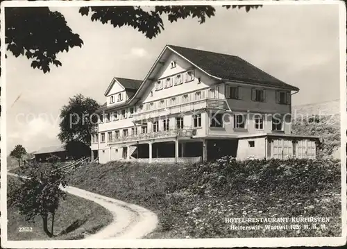 Heiterswil Hotel Restaurant Kurfirsten Kat. Wattwil