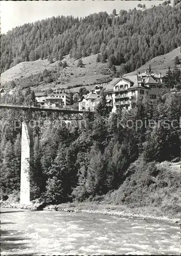 Bad Scuol Hotel Hohenfels Br?cke Tarasp Vulpera Kat. Scuol