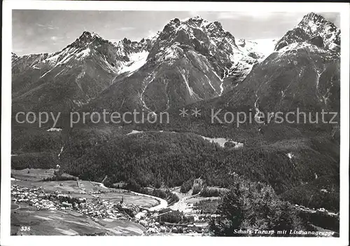 Schuls GR Tarasp mit Lischanagruppe Kat. Scuol