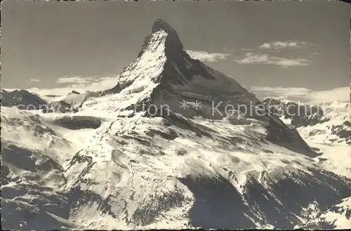 Zermatt VS Matterhorn Gebirgspanorama Walliser Alpen Kat. Zermatt