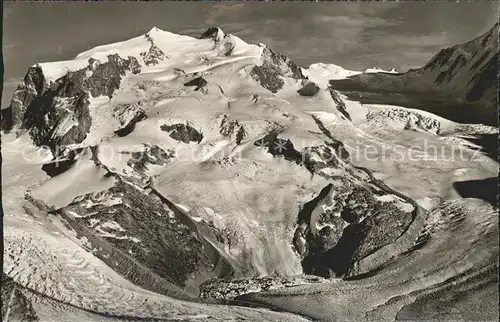 Zermatt VS Monte Rosa und Gornergrat Gebirgspanorama Walliser Alpen Kat. Zermatt